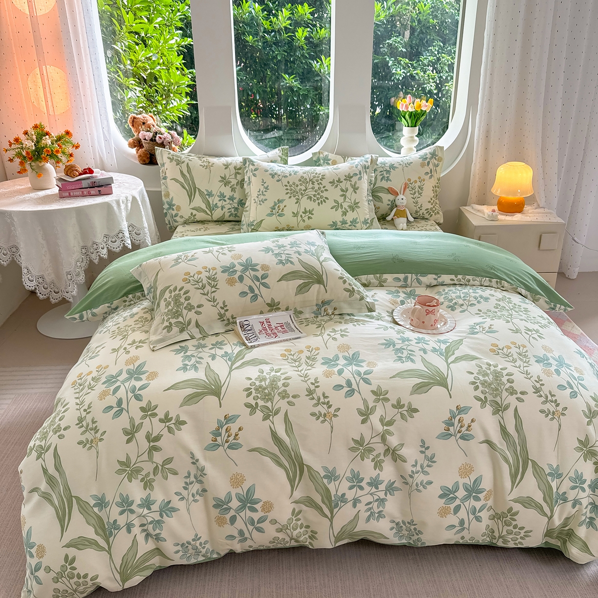 91家纺网 家纺一手货源 找家纺 壹贝家纺2025新款全棉四件套 绿野仙踪