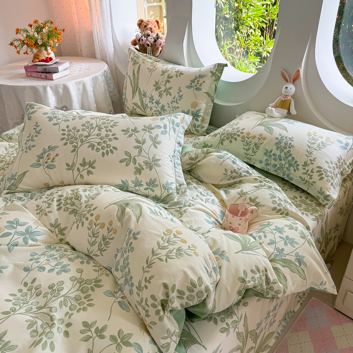 91家纺网 家纺一手货源 找家纺 壹贝家纺2025新款全棉四件套 绿野仙踪