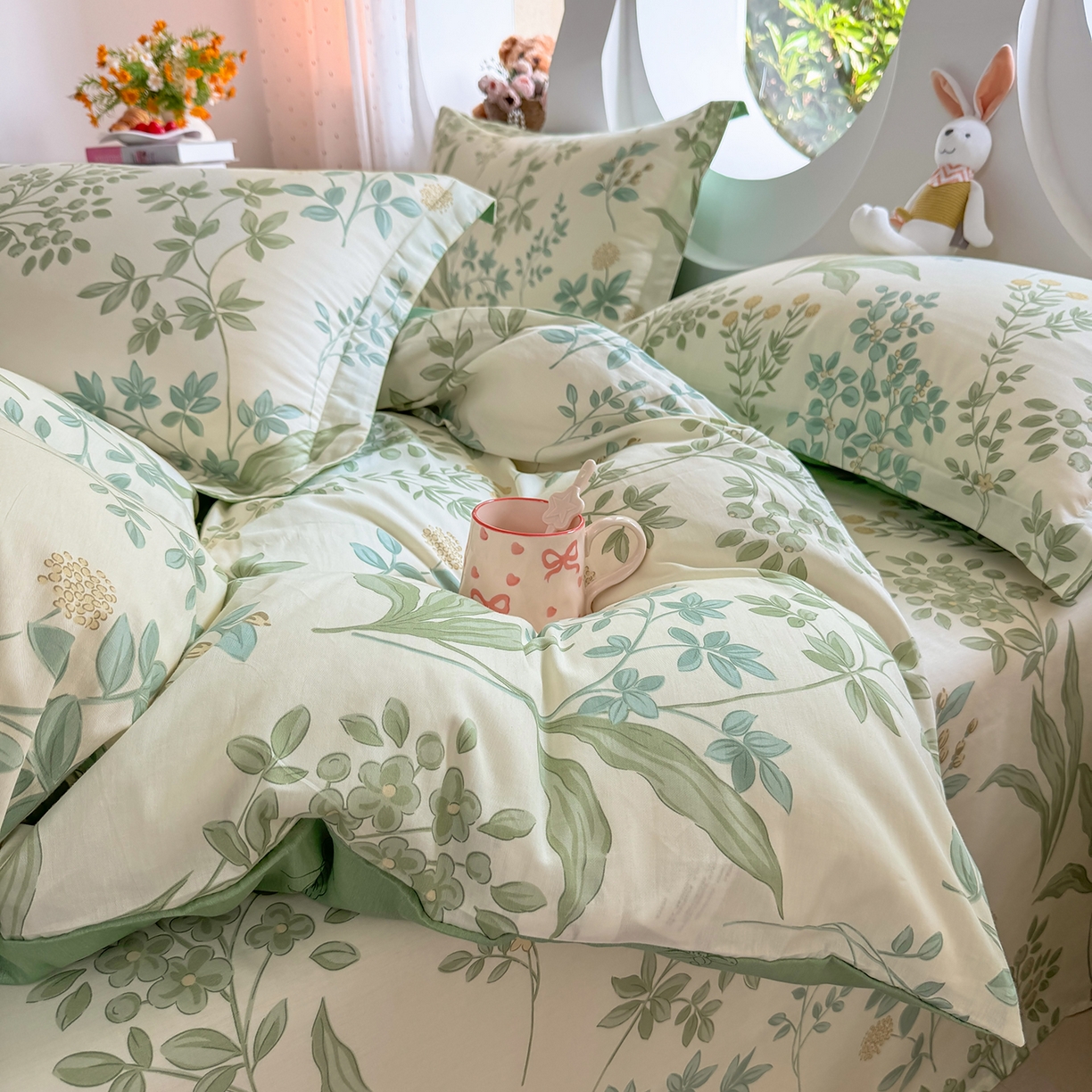 91家纺网 家纺一手货源 找家纺 壹贝家纺2025新款全棉四件套 绿野仙踪