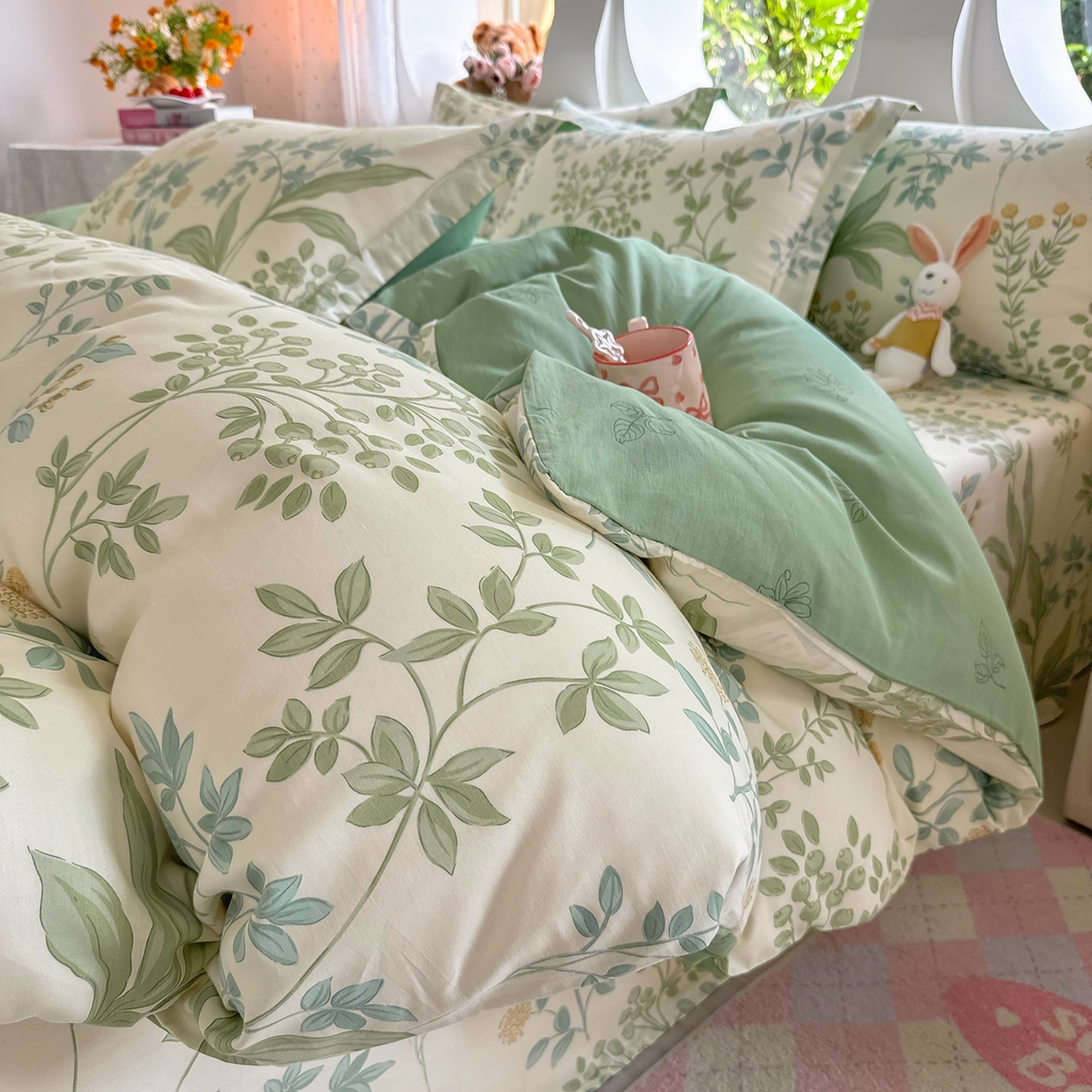 91家纺网 家纺一手货源 找家纺 壹贝家纺2025新款全棉四件套 绿野仙踪