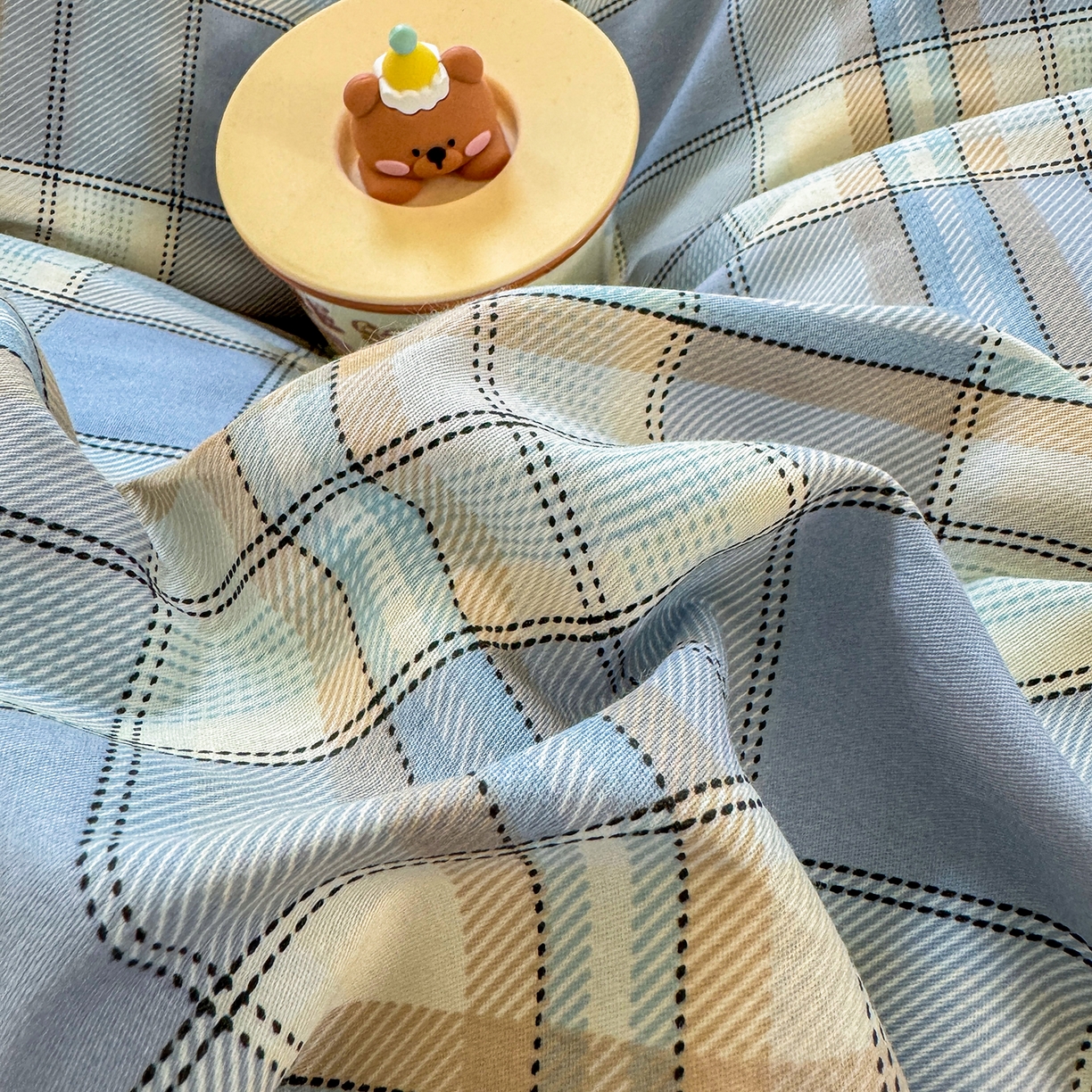 91家纺网 家纺一手货源 找家纺 壹贝家纺2025新款全棉四件套 品质生活-兰