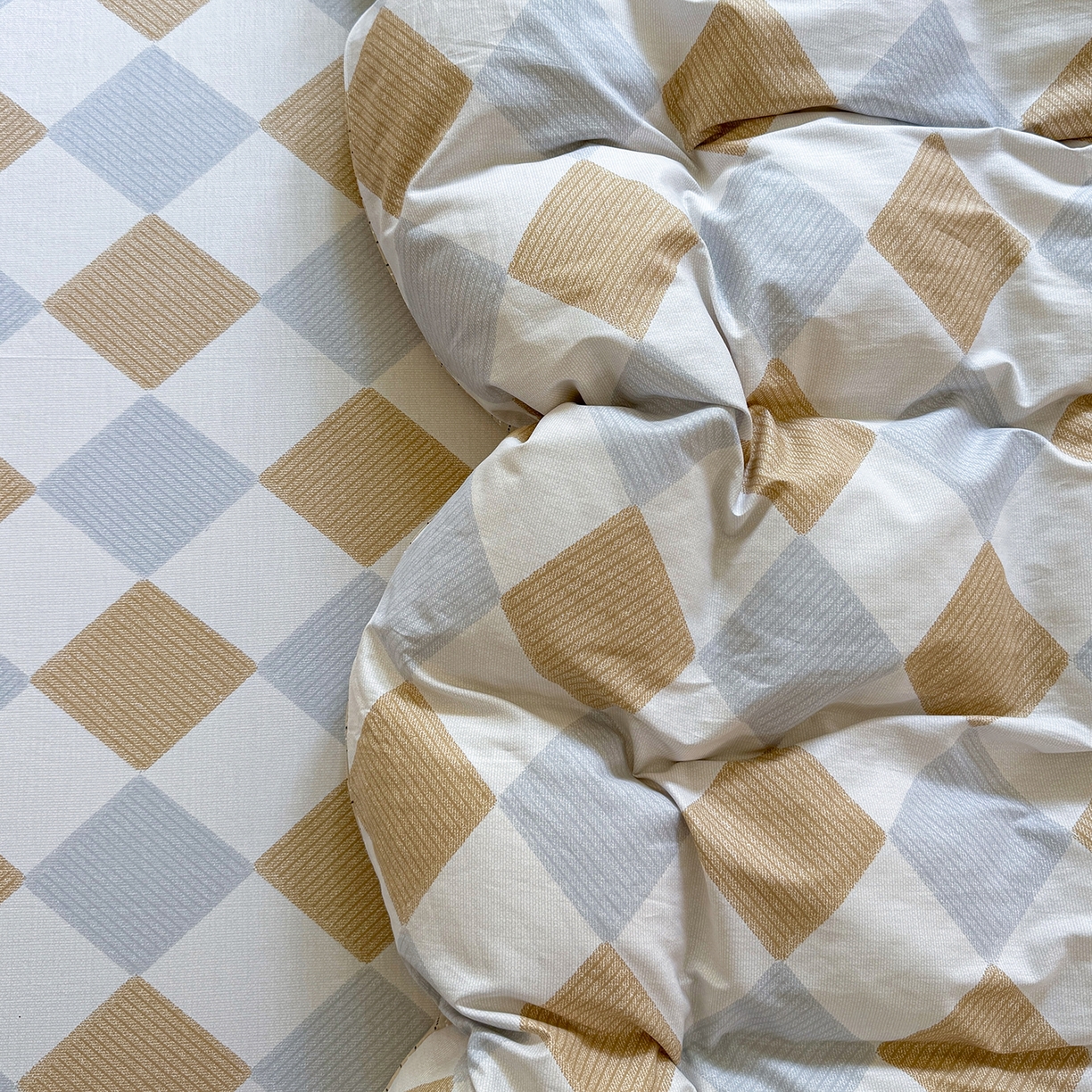 91家纺网 家纺一手货源 找家纺 壹贝家纺2025新款全棉四件套 瑞吉斯-黄