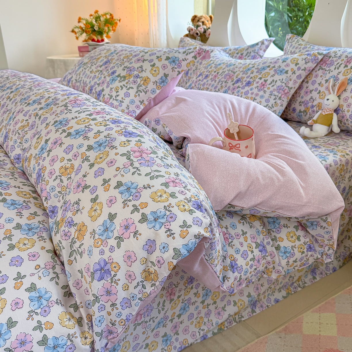 壹贝家纺2025新款全棉四件套 小美满