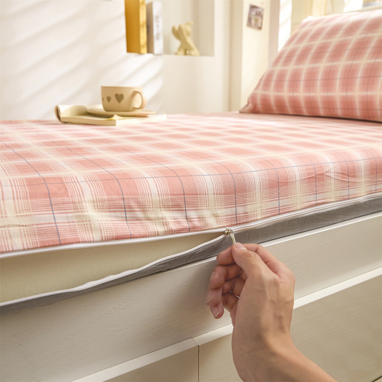 91家纺网 家纺一手货源 找家纺 （总）如约2025新款12868学生季床垫套