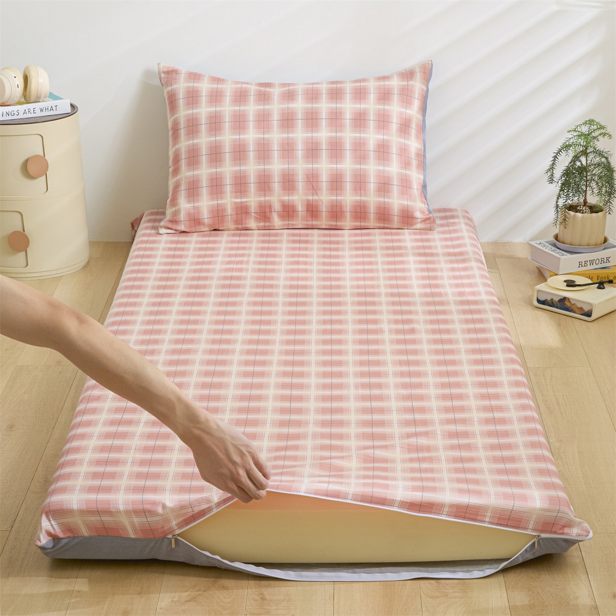 91家纺网 家纺一手货源 找家纺 （总）如约2025新款12868学生季床垫套