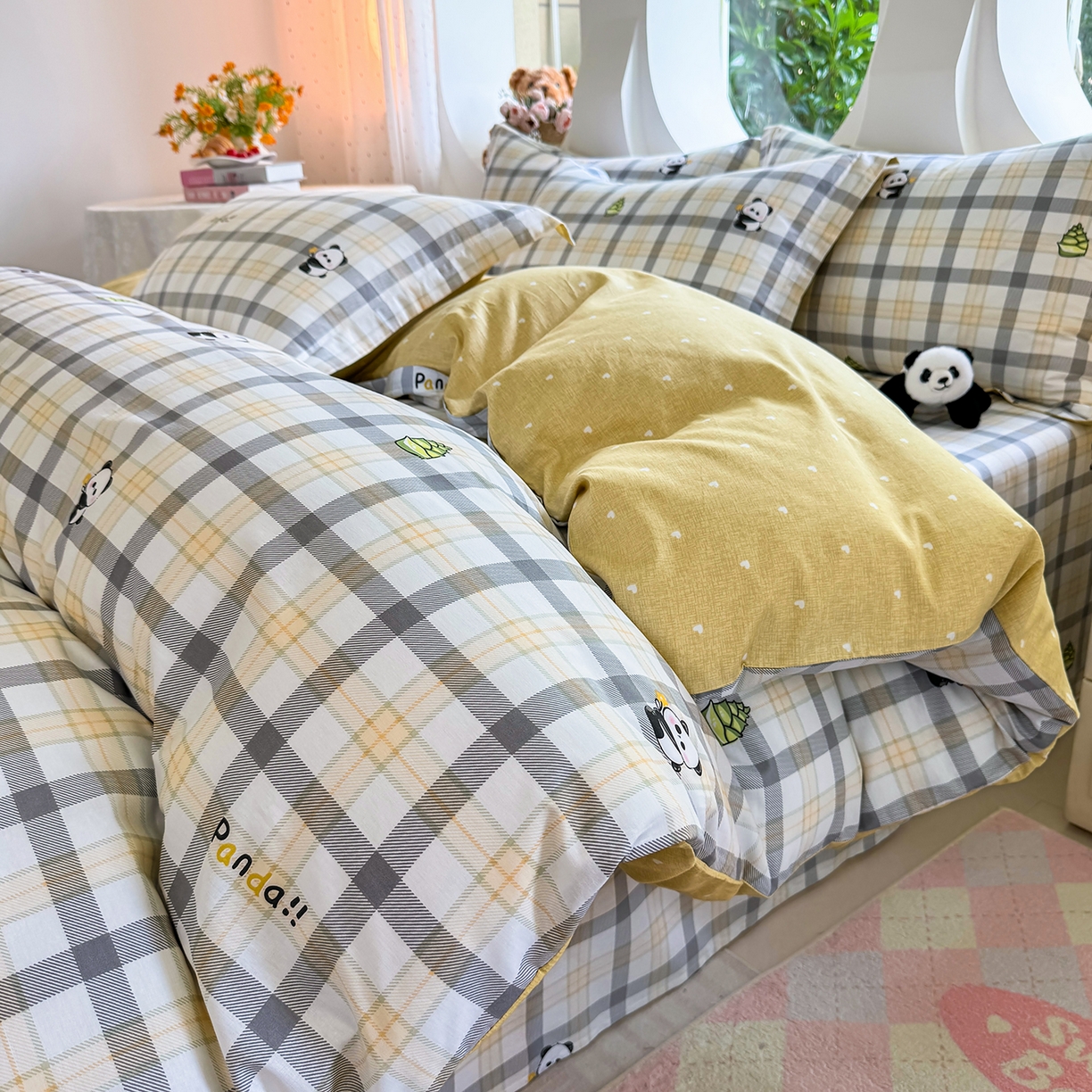 91家纺网 家纺一手货源 找家纺 （总）壹贝家纺2025新款全棉四件套(喷气工艺)(高品质)(花型持续更新)(接受各种预定尺寸)