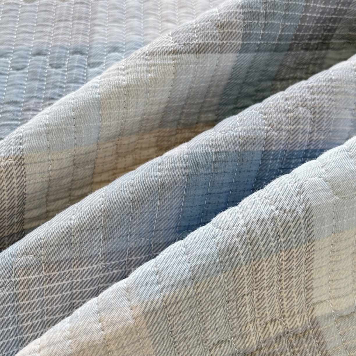 91家纺网 家纺一手货源 找家纺 金艾草 2025新款双面纯棉高温水洗床盖三件套 苏伦