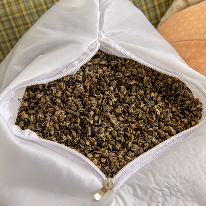 91家纺网 家纺一手货源 找家纺 大熊枕芯 2025新款全棉纯棉萌趣狮子荞麦枕荞麦壳护颈枕枕头枕套 小狮子-绿 45x50cm/只