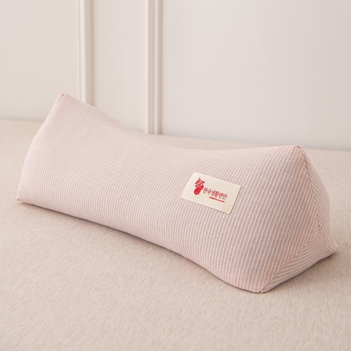 大熊枕芯 2025新款全棉纯棉精梳棉全荞麦壳颈椎枕成人腰靠枕午睡枕头枕芯 精梳棉三角荞麦枕-粉 40x15x8cm/对