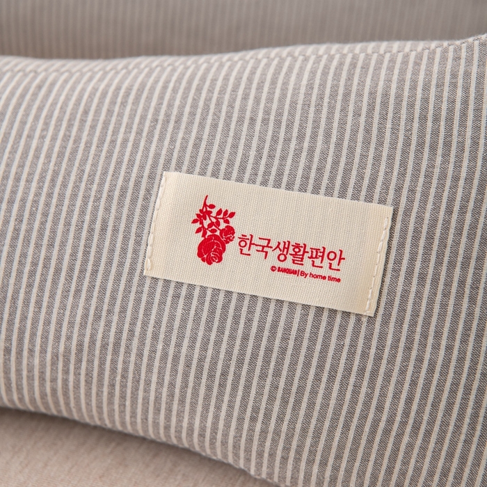 91家纺网 家纺一手货源 找家纺 大熊枕芯 2025新款全棉纯棉精梳棉全荞麦壳颈椎枕成人腰靠枕午睡枕头枕芯 精梳棉三角荞麦枕-灰 40x15x8cm/对