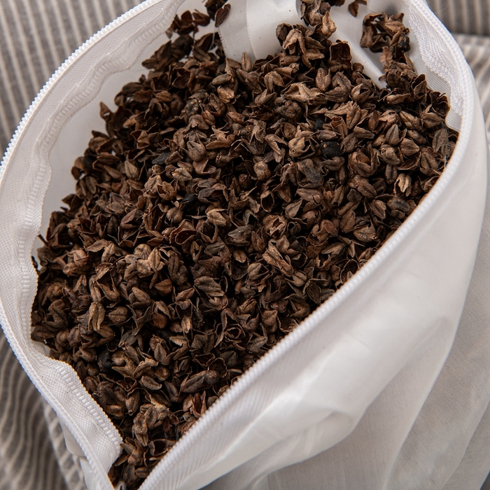 91家纺网 家纺一手货源 找家纺 大熊枕芯 2025新款全棉纯棉精梳棉全荞麦壳颈椎枕成人腰靠枕午睡枕头枕芯 精梳棉三角荞麦枕-灰 40x15x8cm/对