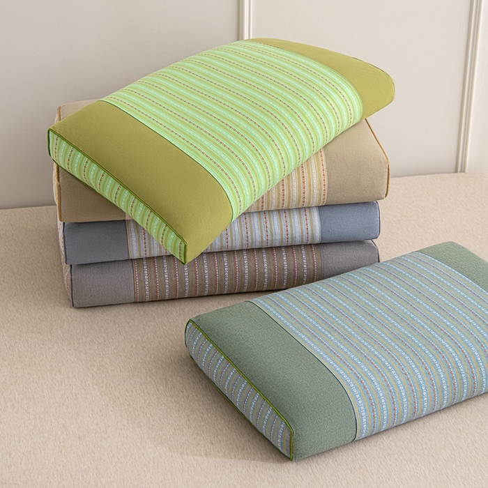 91家纺网 家纺一手货源 找家纺 大熊枕芯 2025新款全棉纯棉3d宫廷荞麦枕全荞麦壳枕头枕芯 组合图仅供参考 35x55cm/只