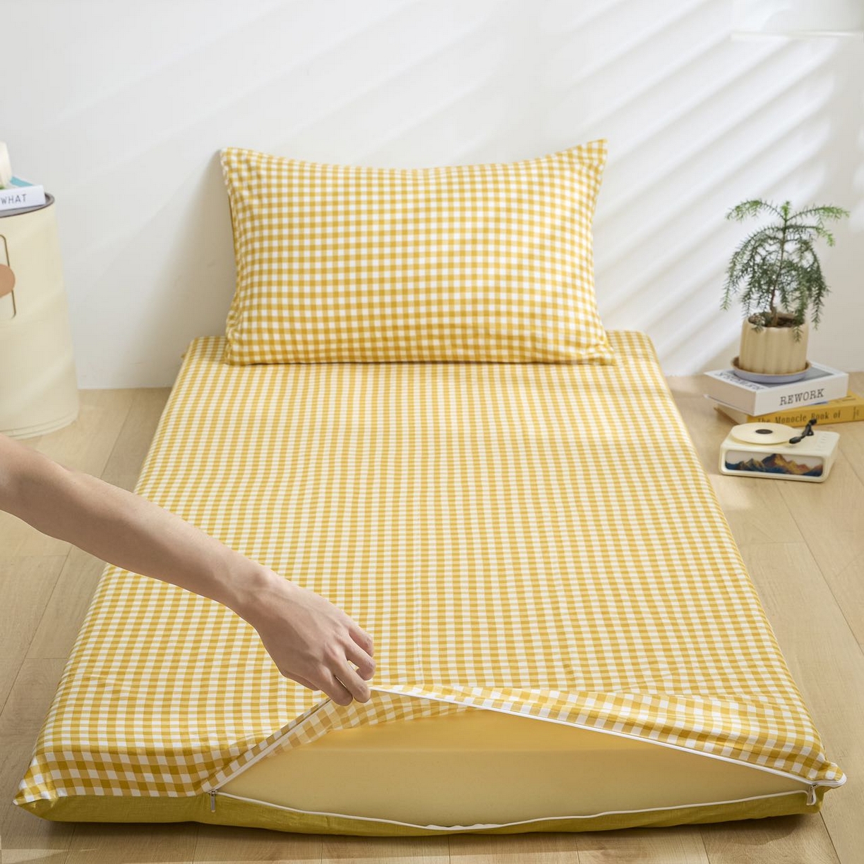 91家纺网 家纺一手货源 找家纺 （总）如约2025新款12868学生季床垫套