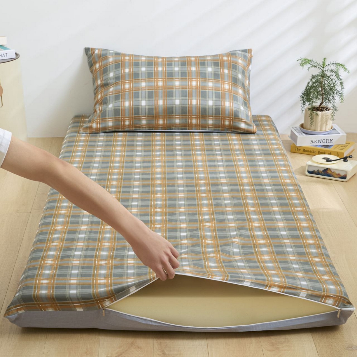 91家纺网 家纺一手货源 找家纺 （总）如约2025新款12868学生季床垫套