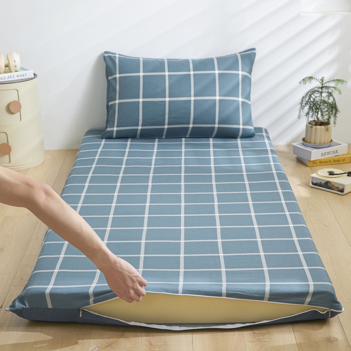 91家纺网 家纺一手货源 找家纺 （总）如约2025新款12868学生季床垫套