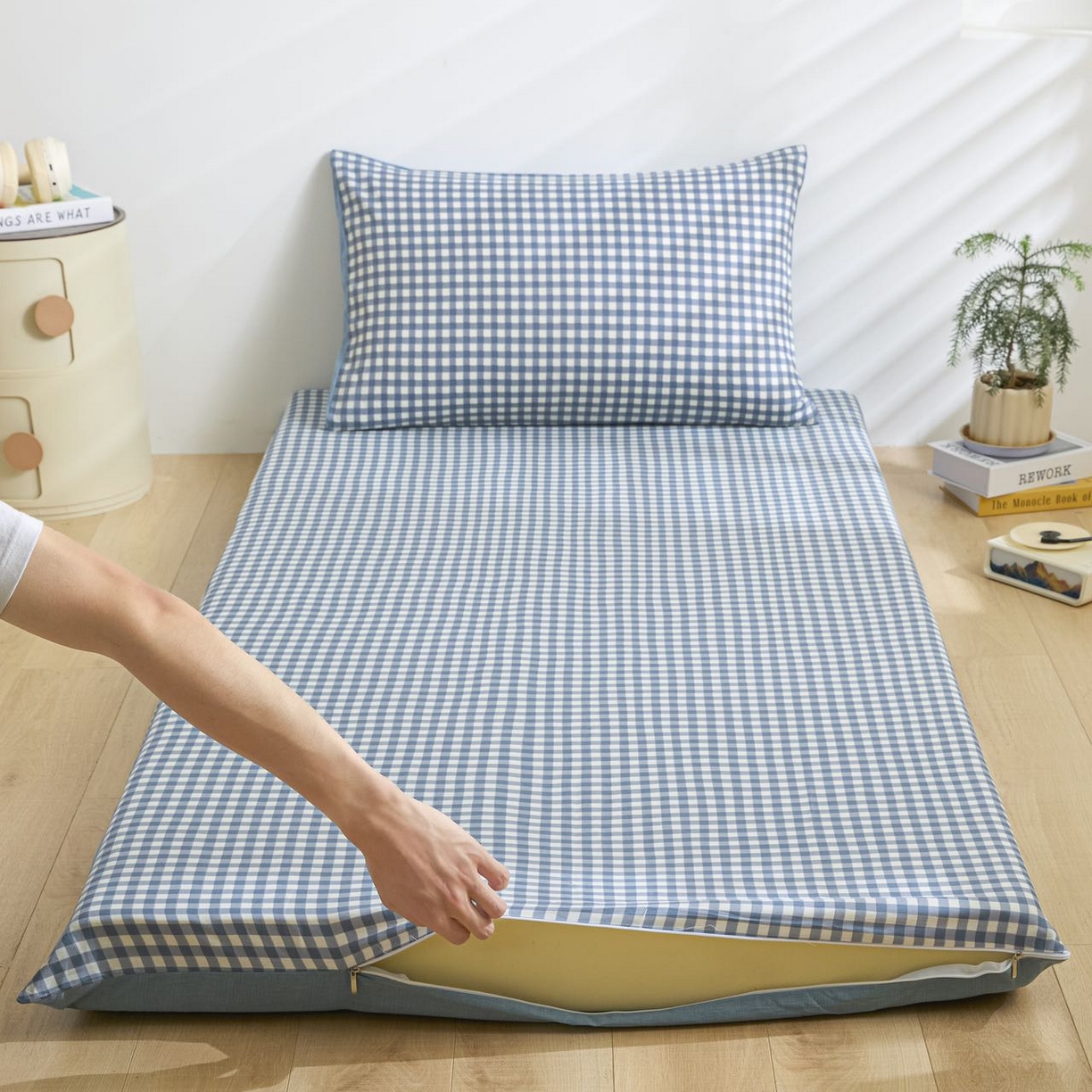 91家纺网 家纺一手货源 找家纺 （总）如约2025新款12868学生季床垫套