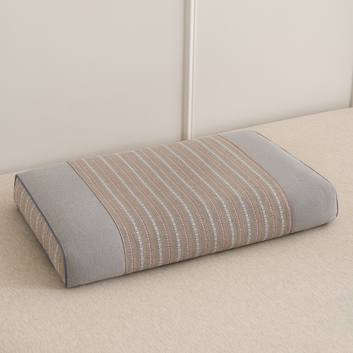 大熊枕芯 2025新款全棉纯棉3d宫廷荞麦枕全荞麦壳枕头枕芯 3d宫廷荞麦枕-咖色 35x55cm/对