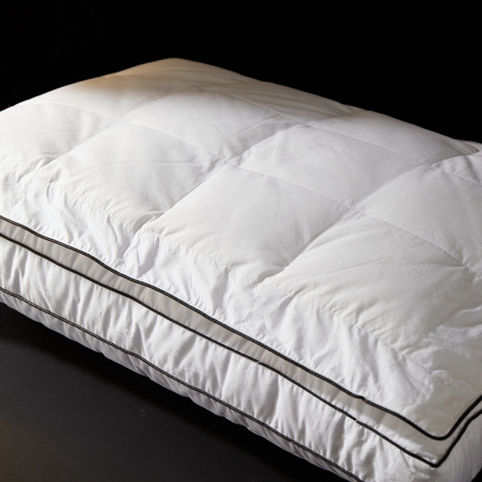 91家纺网 家纺一手货源 找家纺 御眠纺 2025新款七星级酒店护颈椎羽绒枕分区养生羽绒枕 伯爵养生羽绒枕48*74