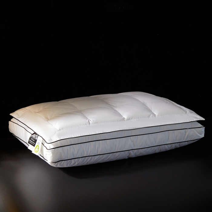 91家纺网 家纺一手货源 找家纺 御眠纺 2025新款七星级酒店护颈椎羽绒枕分区养生羽绒枕 伯爵养生羽绒枕48*74