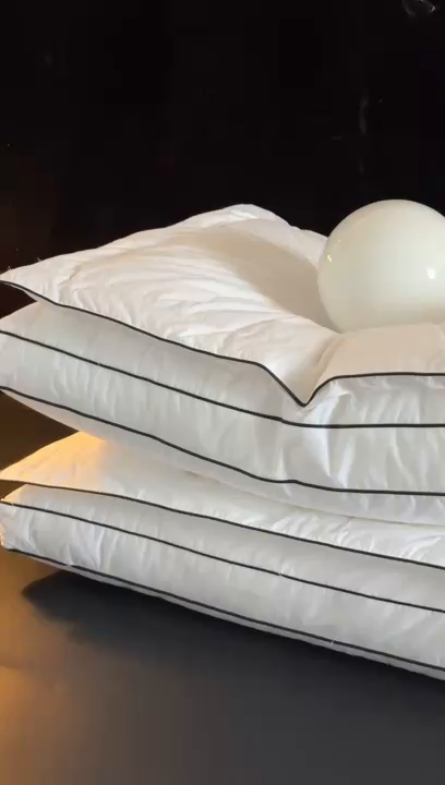 91家纺网 家纺一手货源 找家纺 （总）御眠纺 2025新款七星级酒店护颈椎羽绒枕分区养生羽绒枕