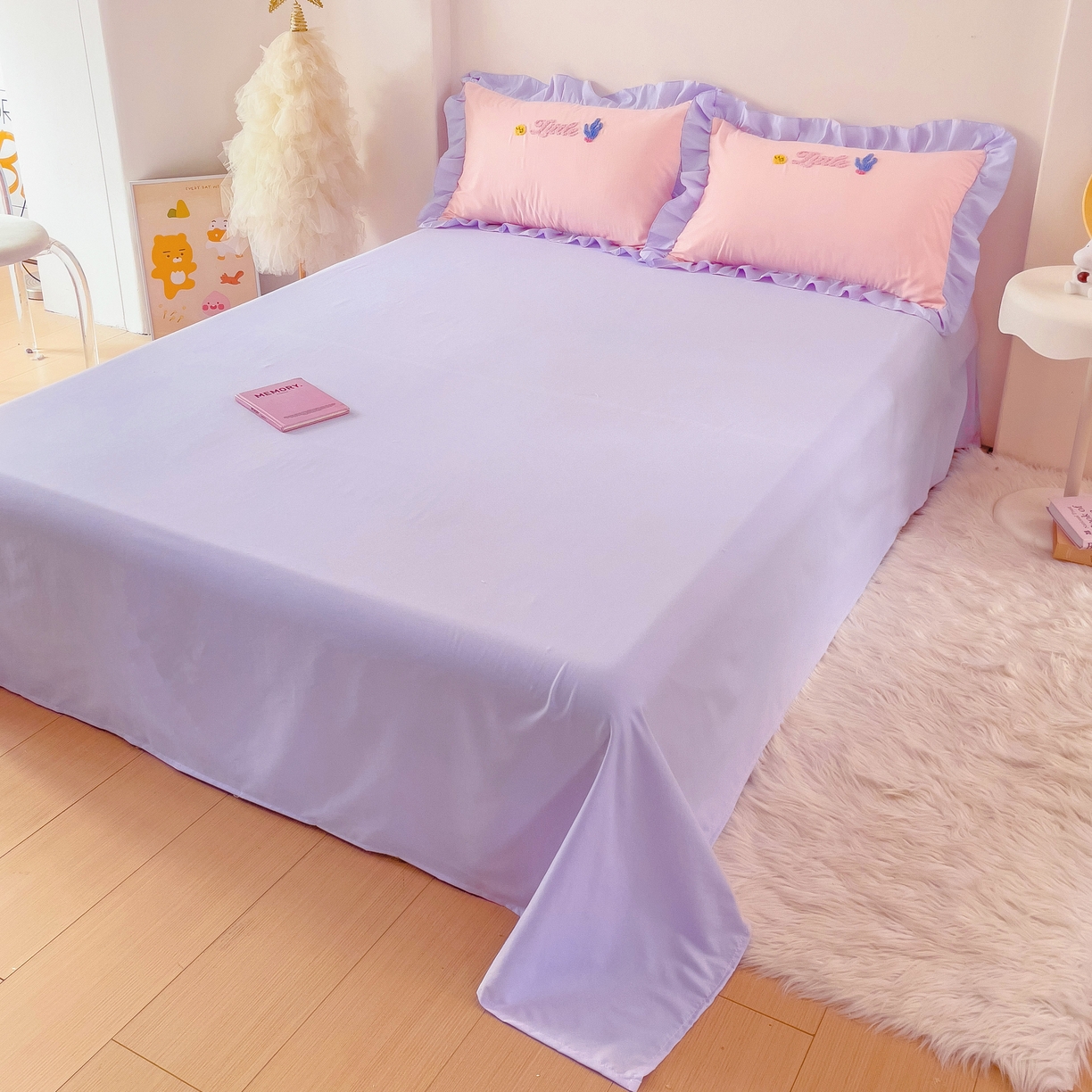 91家纺网 家纺一手货源 找家纺 （总）雨菲家纺 2025新款学生季水洗棉床单