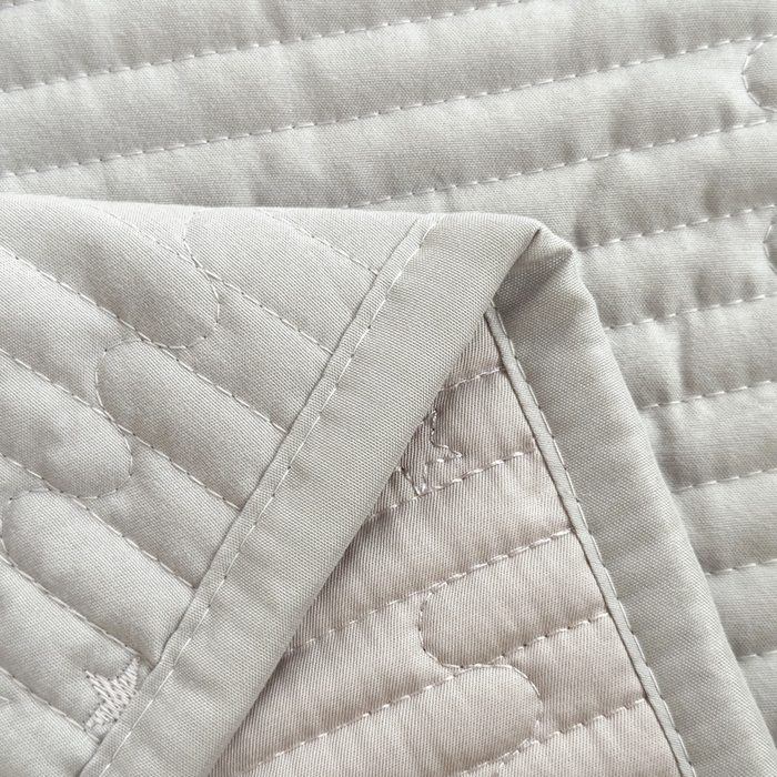 91家纺网 家纺一手货源 找家纺 橘夏家纺 2025新款夏季凉感莱赛尔天丝轻奢风星月款多功能床盖三件套软凉席盖毯 星耀灰