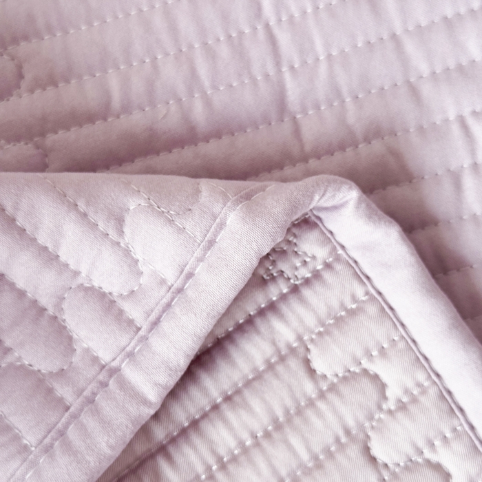 91家纺网 家纺一手货源 找家纺 橘夏家纺 2025新款夏季凉感莱赛尔天丝轻奢风星月款多功能床盖三件套软凉席盖毯 雪青紫