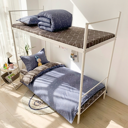 91家纺网 家纺一手货源 找家纺 （总）红馆 2025新款开学季三件套学生上下铺