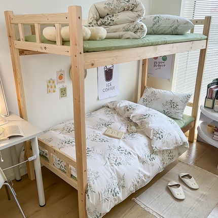 91家纺网 家纺一手货源 找家纺 （总）红馆 2025新款开学季三件套学生上下铺