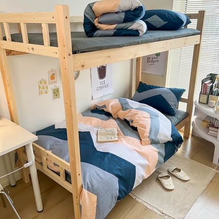 91家纺网 家纺一手货源 找家纺 （总）红馆 2025新款开学季三件套学生上下铺