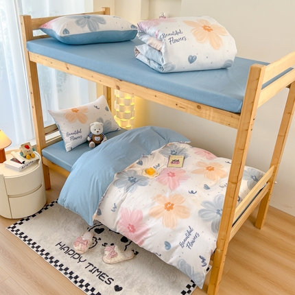 91家纺网 家纺一手货源 找家纺 （总）红馆 2025新款开学季三件套学生上下铺