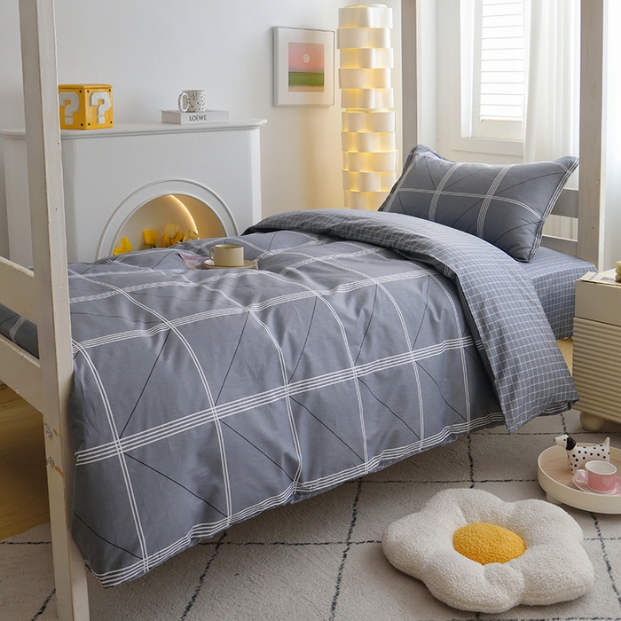 91家纺网 家纺一手货源 找家纺 天之爱 2025年新款13372全棉三件套学生上下铺6件套多件套 旅途