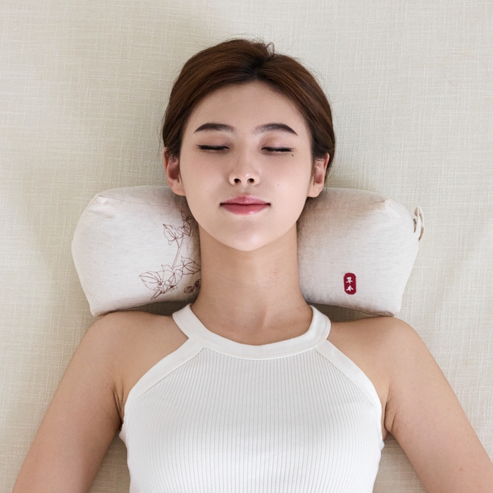 91家纺网 家纺一手货源 找家纺 （总）昕科 2025新款棉麻三角荞麦枕枕芯-棉麻三角枕头草本荞麦壳牵引颈椎枕芯