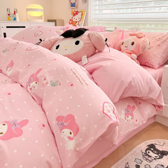 91家纺网 家纺一手货源 找家纺 （总）暮思家居 2025新款正版授权三丽鸥全棉纯棉四件套系列-第三批