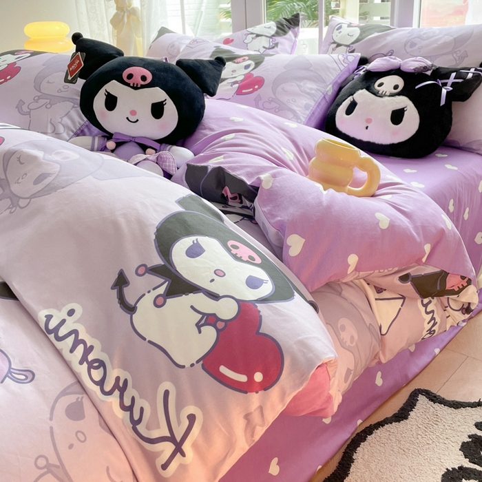 91家纺网 家纺一手货源 找家纺 （总）暮思家居 2025新款正版授权三丽鸥全棉纯棉四件套系列-第三批