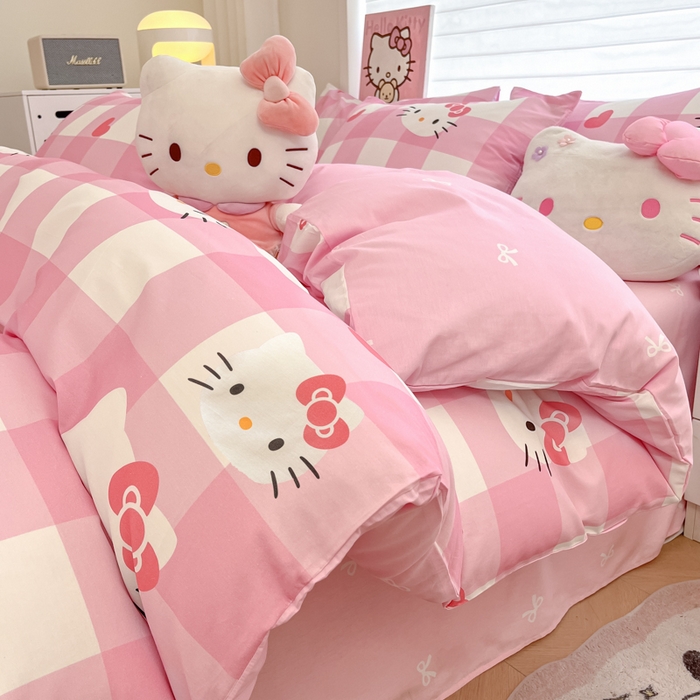 91家纺网 家纺一手货源 找家纺 （总）暮思家居 2025新款正版授权三丽鸥全棉纯棉四件套系列-第三批