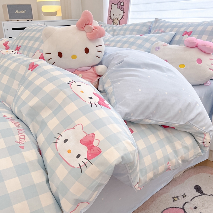 91家纺网 家纺一手货源 找家纺 （总）暮思家居 2025新款正版授权三丽鸥全棉纯棉四件套系列-第三批