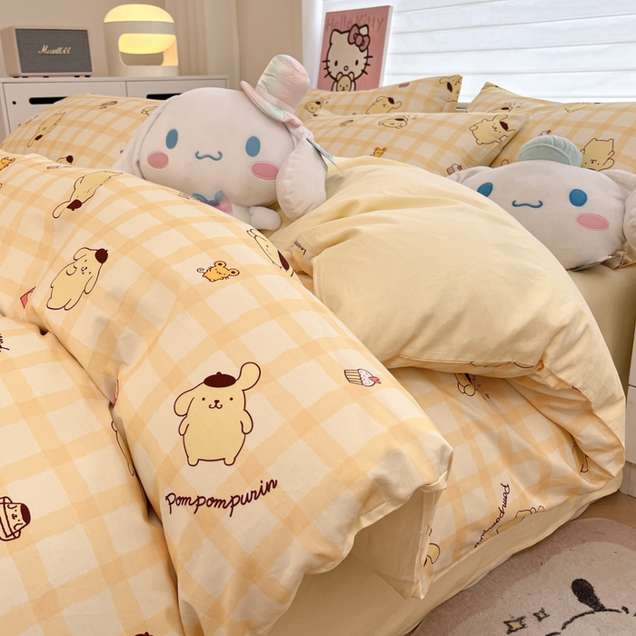 91家纺网 家纺一手货源 找家纺 （总）暮思家居 2025新款正版授权三丽鸥全棉纯棉四件套系列-第三批