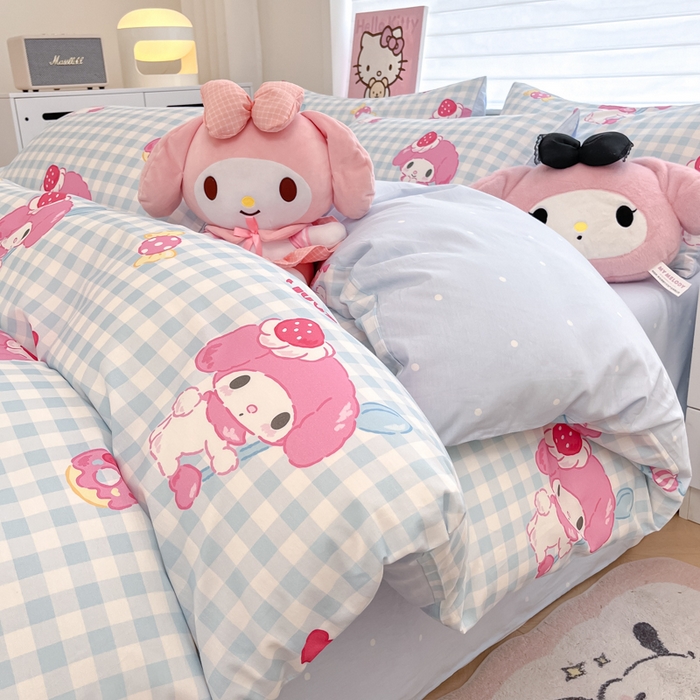 91家纺网 家纺一手货源 找家纺 （总）暮思家居 2025新款正版授权三丽鸥全棉纯棉四件套系列-第三批