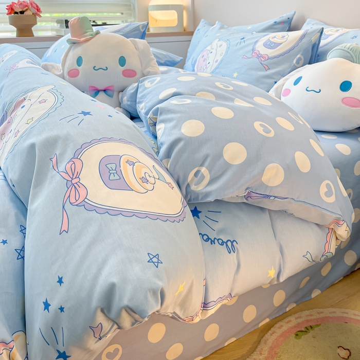 91家纺网 家纺一手货源 找家纺 （总）暮思家居 2025新款正版授权三丽鸥全棉纯棉四件套系列-第三批