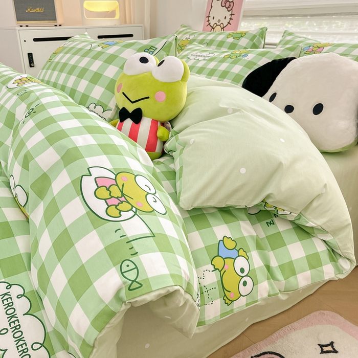 91家纺网 家纺一手货源 找家纺 （总）暮思家居 2025新款正版授权三丽鸥全棉纯棉四件套系列-第三批