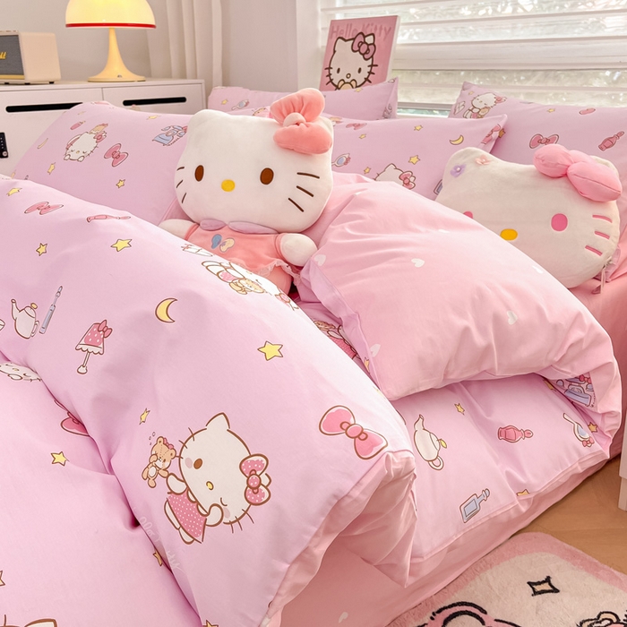 91家纺网 家纺一手货源 找家纺 （总）暮思家居 2025新款正版授权三丽鸥全棉纯棉四件套系列-第三批