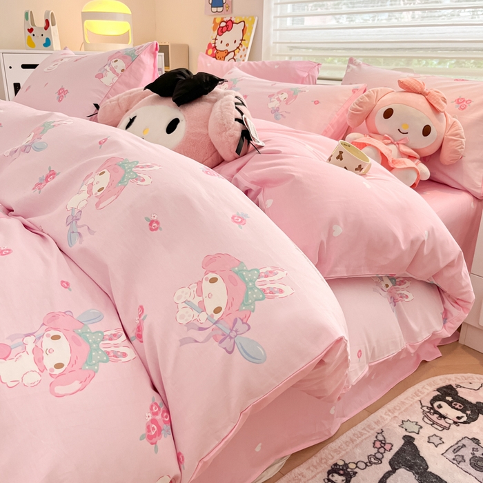 91家纺网 家纺一手货源 找家纺 （总）暮思家居 2025新款正版授权三丽鸥全棉纯棉四件套系列-第三批