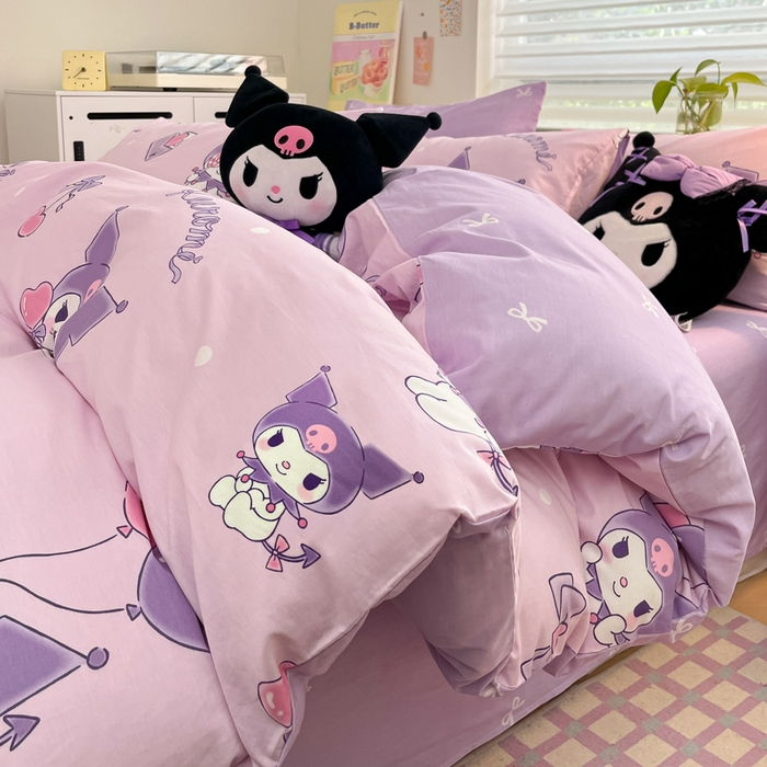 91家纺网 家纺一手货源 找家纺 （总）暮思家居 2025新款正版授权三丽鸥全棉纯棉四件套系列-第三批