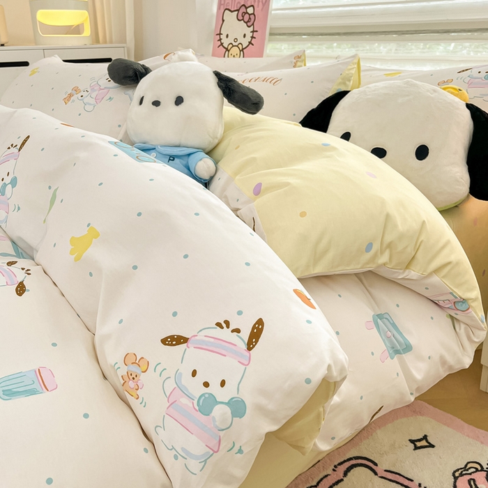 91家纺网 家纺一手货源 找家纺 （总）暮思家居 2025新款正版授权三丽鸥全棉纯棉四件套系列-第三批