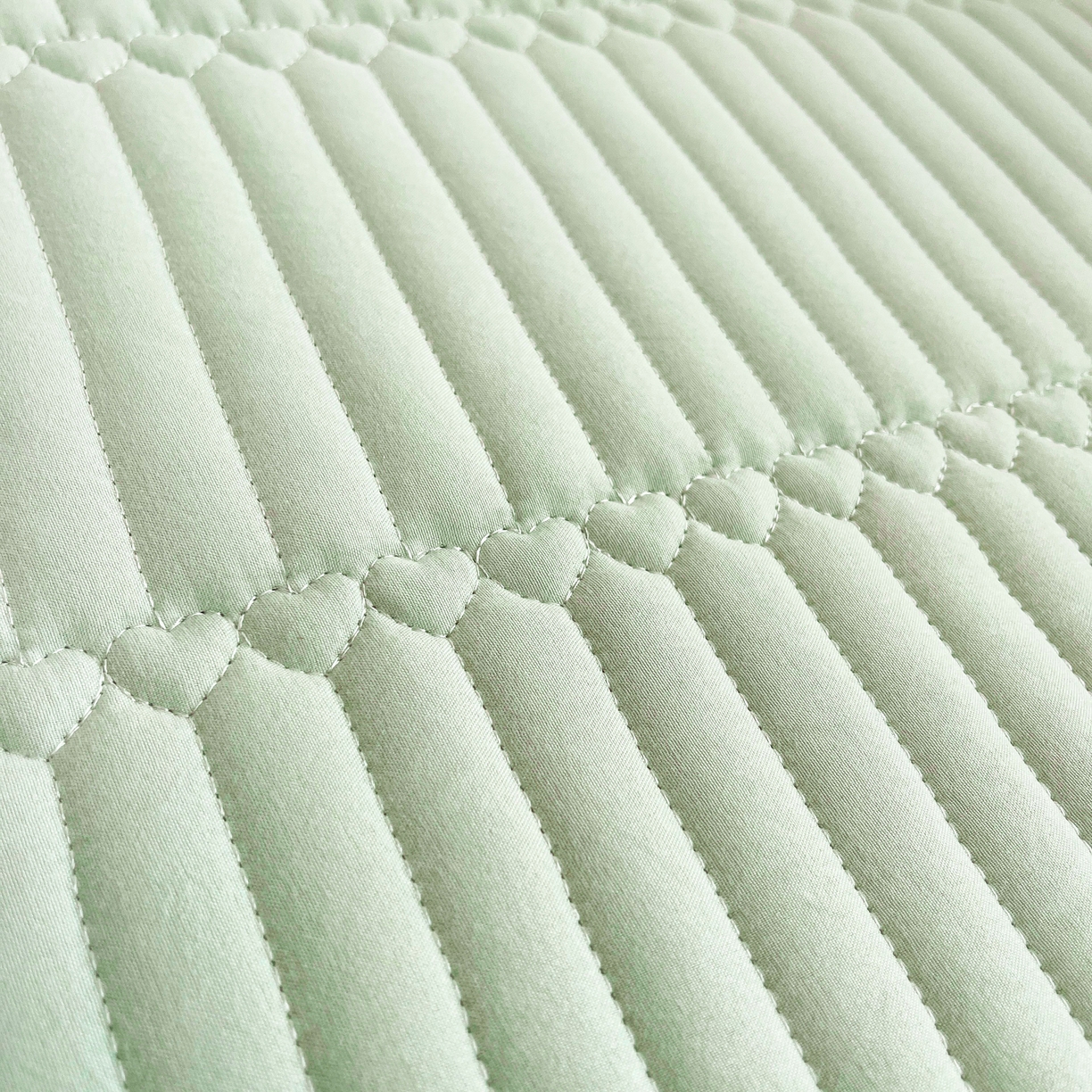 91家纺网 家纺一手货源 找家纺 雯豆2025新品学生床上下铺夹棉床笠宿舍床垫保护套 简爱-清雅绿