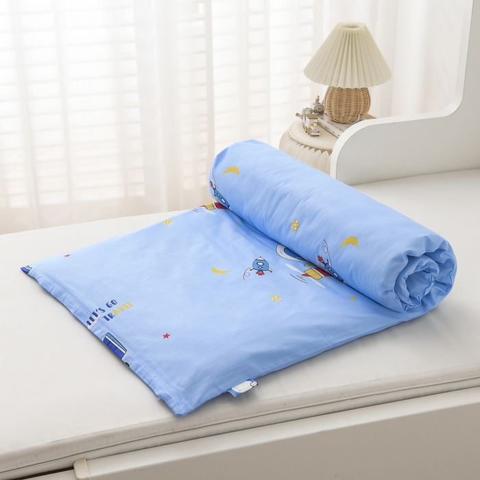 91家纺网 家纺一手货源 找家纺 梵赫 2025新款小版全棉纯棉卡通幼儿园儿童三件套套件 飞行员