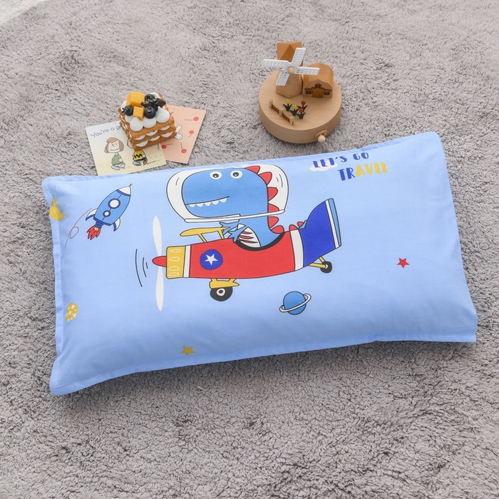 91家纺网 家纺一手货源 找家纺 梵赫 2025新款小版全棉纯棉卡通幼儿园儿童三件套套件 飞行员