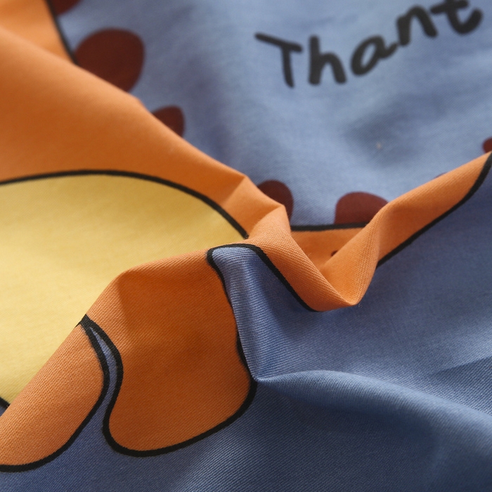 91家纺网 家纺一手货源 找家纺 梵赫 2025新款小版全棉纯棉卡通幼儿园儿童三件套套件 欢乐园-蓝