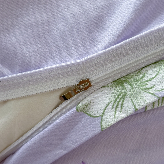 91家纺网 家纺一手货源 找家纺 雨田2025新款夹棉印花床裙 富贵年华